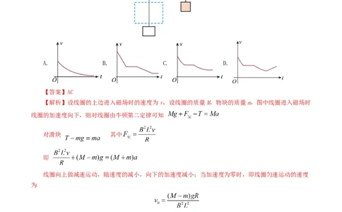专题11电磁感应-2024年高考真题和模拟题物理分类汇编（教师卷）_近10年高考真题汇编（必刷）_十年（2014-2024）高考物理真题分项汇编（全国通用）