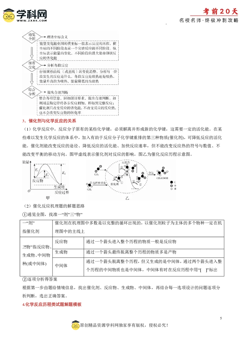 化学（三）-2024年高考考前20天终极冲刺攻略_2024高考押题卷_62024学科网全系列_21学科网高考考前终极攻略_化学-2024年高考考前20天终极冲刺攻略