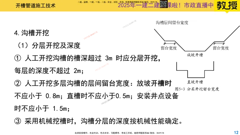 Removed_2025一建市政精讲44-开槽管道施工1_2026年一级建造师_2026年一建市政_2025年一建市政SVIP_02-基础精讲✿高端面授✿深度强化_30-市政《超级精讲班》文昊XJ_讲义