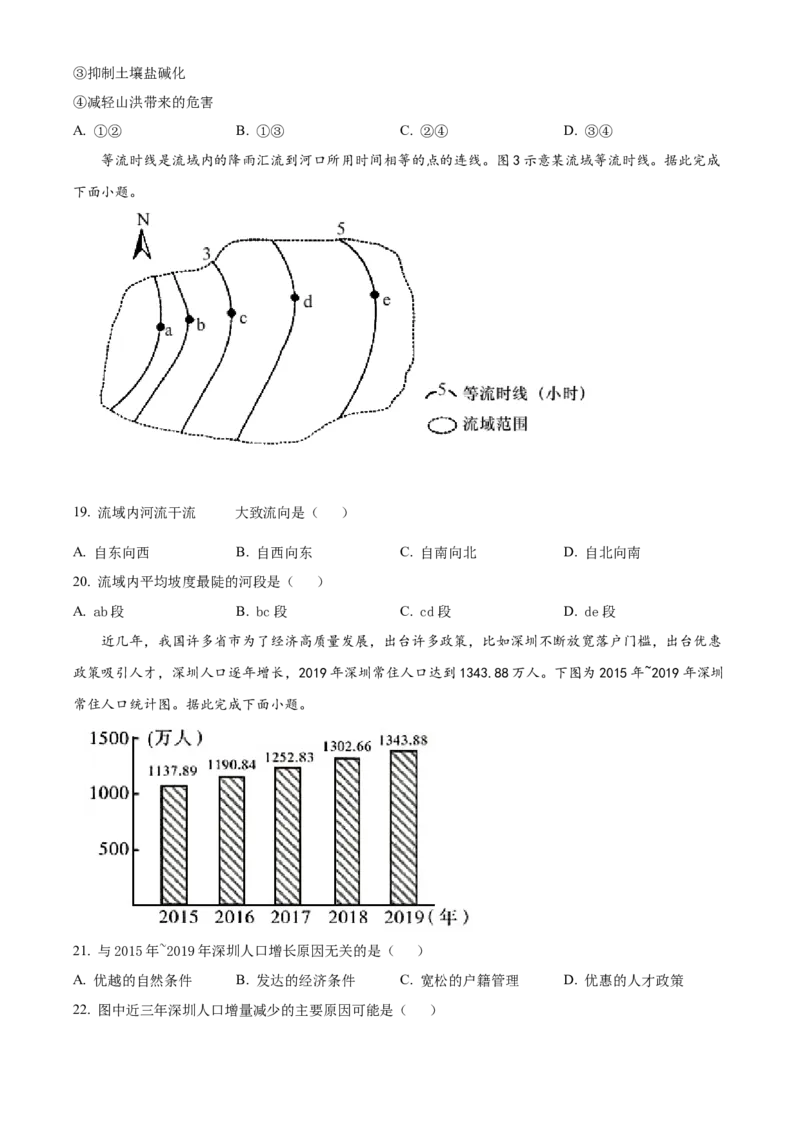 四川省成都外国语学校2023-2024学年高二上学期9月月考地理试题Word版无答案_2023年9月_029月合集_高二四川省成都外国语学校2023-2024学年高二上学期9月月考