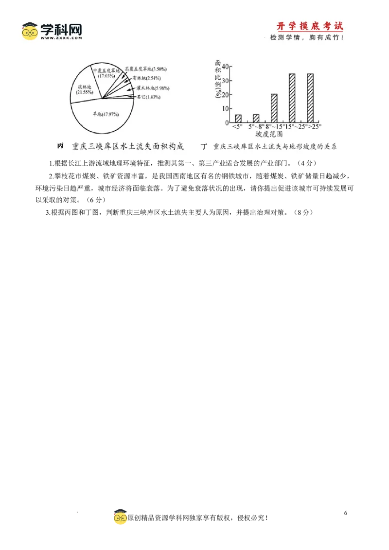 地理-2024届新高三开学摸底考试卷（上海卷）（考试版）_2024届新高三开学摸底考试卷_地理-2024届新高三开学摸底考试卷_开学摸底