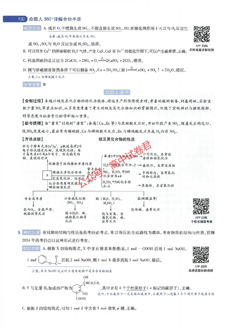 天星教育2024年高考临考预测押题密卷江苏专版命题人360度详解全息手册_1_2024高考押题卷_12024天星全系列_@@@天星临考押题密卷汇总重复_2024年tx高考临考押题密卷江苏专版
