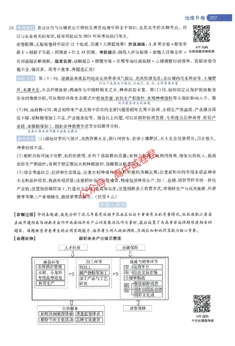 天星教育2024年高考临考预测押题密卷江苏专版命题人360度详解全息手册_1_2024高考押题卷_12024天星全系列_@@@天星临考押题密卷汇总重复_2024年tx高考临考押题密卷江苏专版