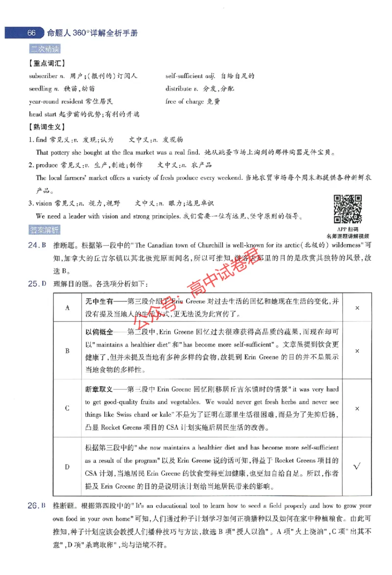 天星教育2024年高考临考预测押题密卷江苏专版命题人360度详解全息手册_1_2024高考押题卷_12024天星全系列_@@@天星临考押题密卷汇总重复_2024年tx高考临考押题密卷江苏专版