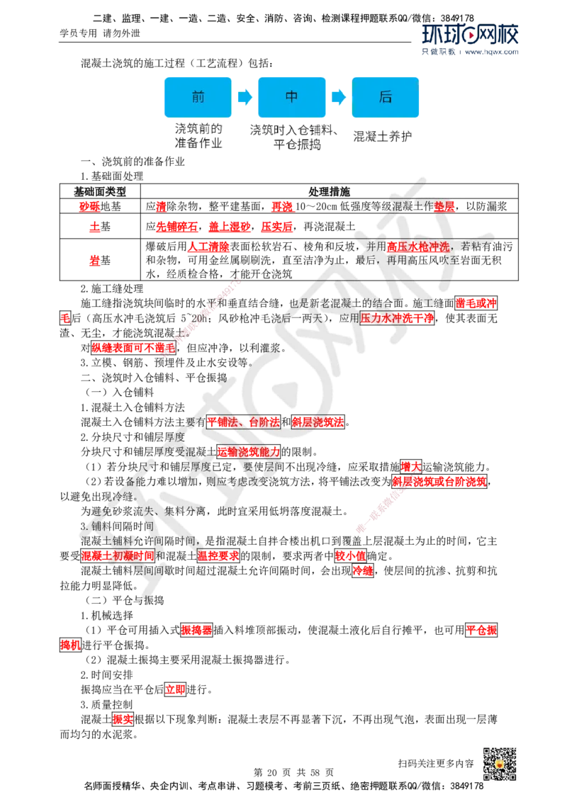 HQ-水利-精选考点_2026年一级建造师_2026年一建水利_2025年一建水利SVIP_01-精华文档✿电子教材✿历年真题_15-水利《精选考点》HQ