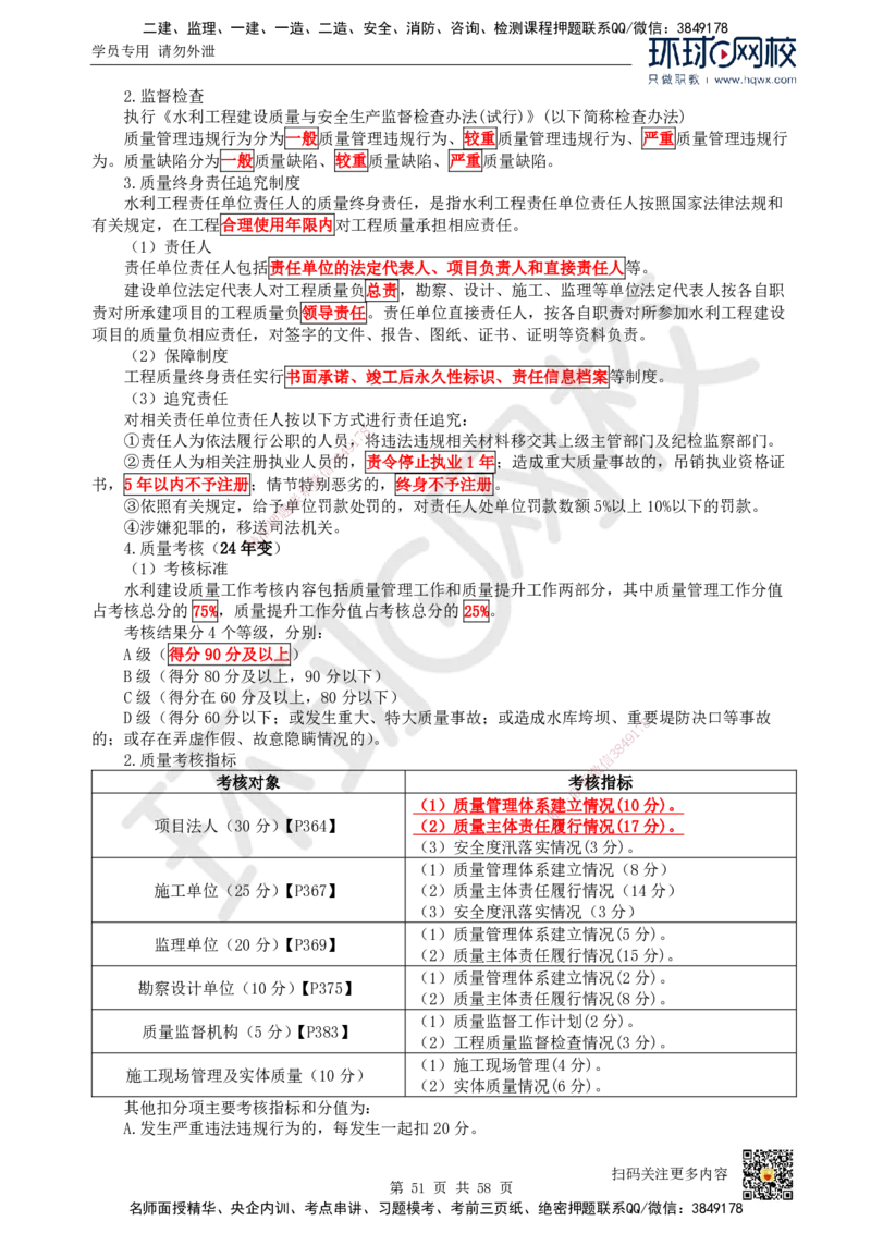 HQ-水利-精选考点_2026年一级建造师_2026年一建水利_2025年一建水利SVIP_01-精华文档✿电子教材✿历年真题_15-水利《精选考点》HQ