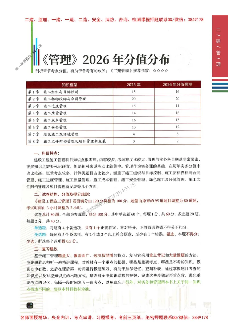 2026年二建管理-四色笔记推荐_2026二建全科_2026二级建造师（持续更新）看这里_2026二建管理SVIP_01-精华文档✿电子教材✿历年真题_04-2026年二建管理-经典教辅-四色笔记推荐