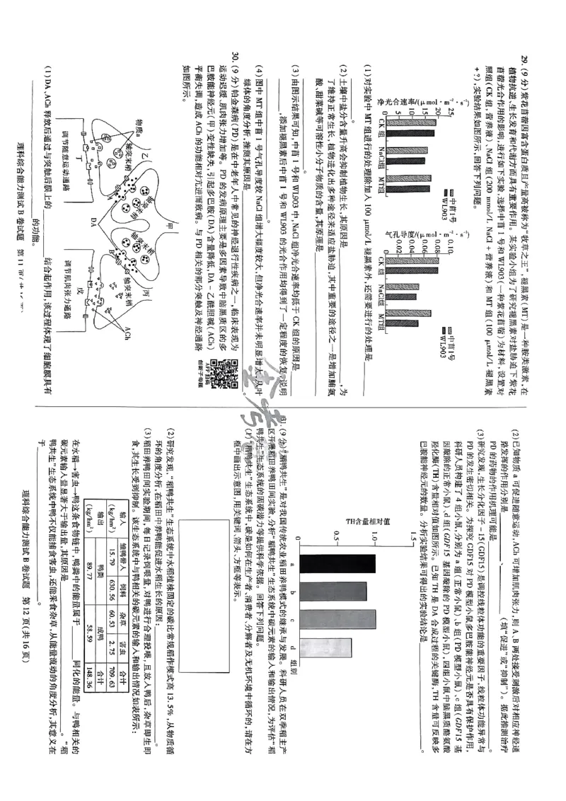 天星教育押题预测理综_2024高考押题卷_12024天星全系列_2024年TX预测押题卷（老高考）（语数英理综AB卷）_2024年天星预测押题卷（老高考）（AB卷）