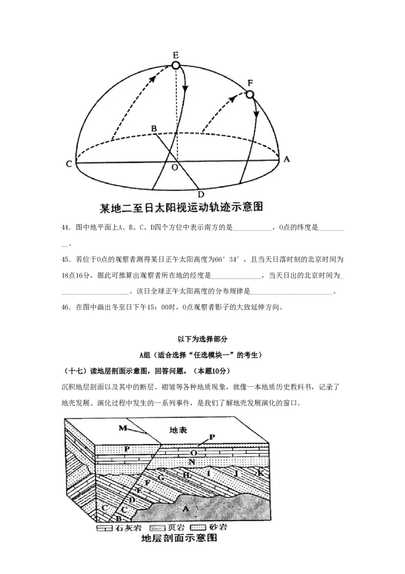 2011年高考地理试卷（上海）（空白卷）_地理历年高考真题_新&middot;PDF版2008-2025&middot;高考地理真题_地理（按省份分类）2008-2025_2008-2021,2024-2025&middot;（上海）地理高考真题