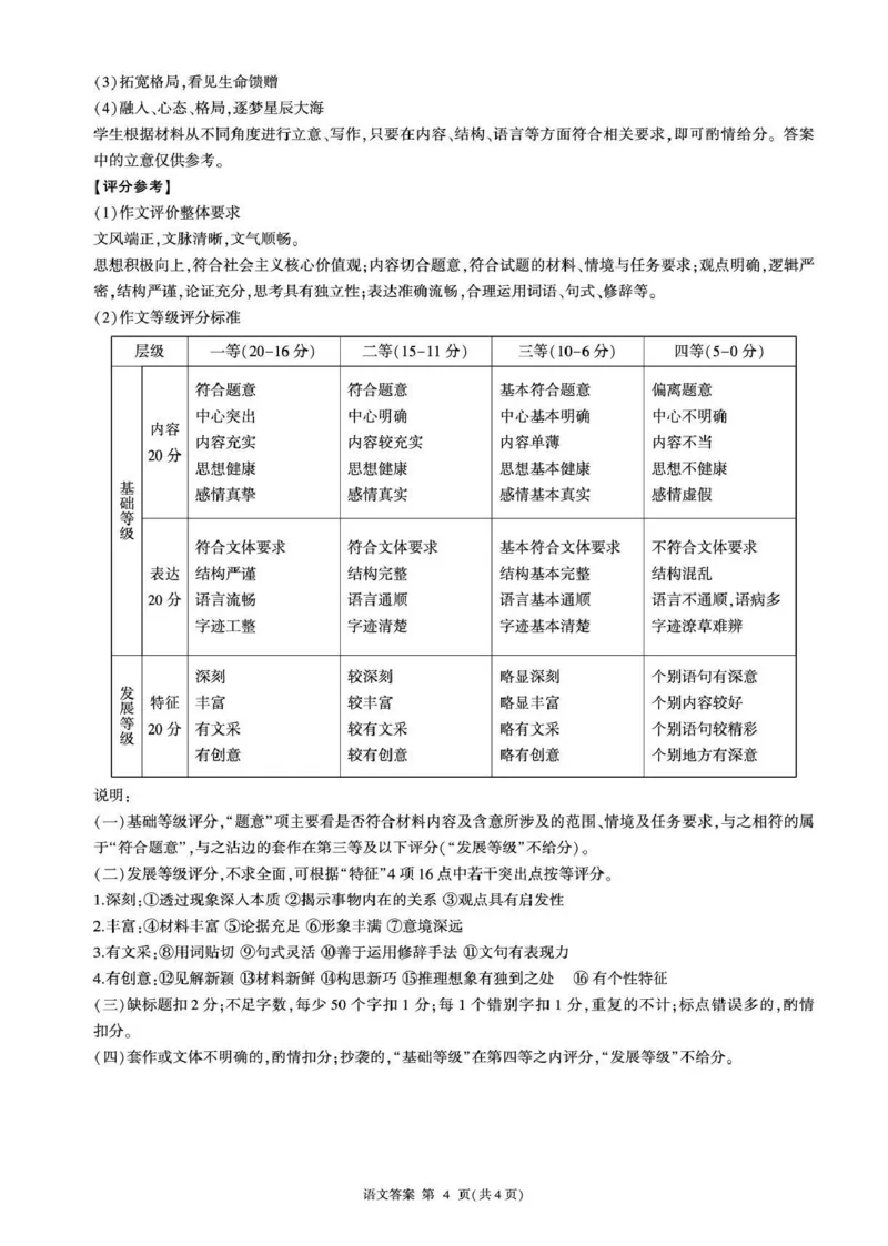 NT名校联合体2025-2026学年高三上学期1月月考语文答案(1)_2026年1月_260115河北省NT名校联合体2025-2026学年高三上学期1月月考（全科）