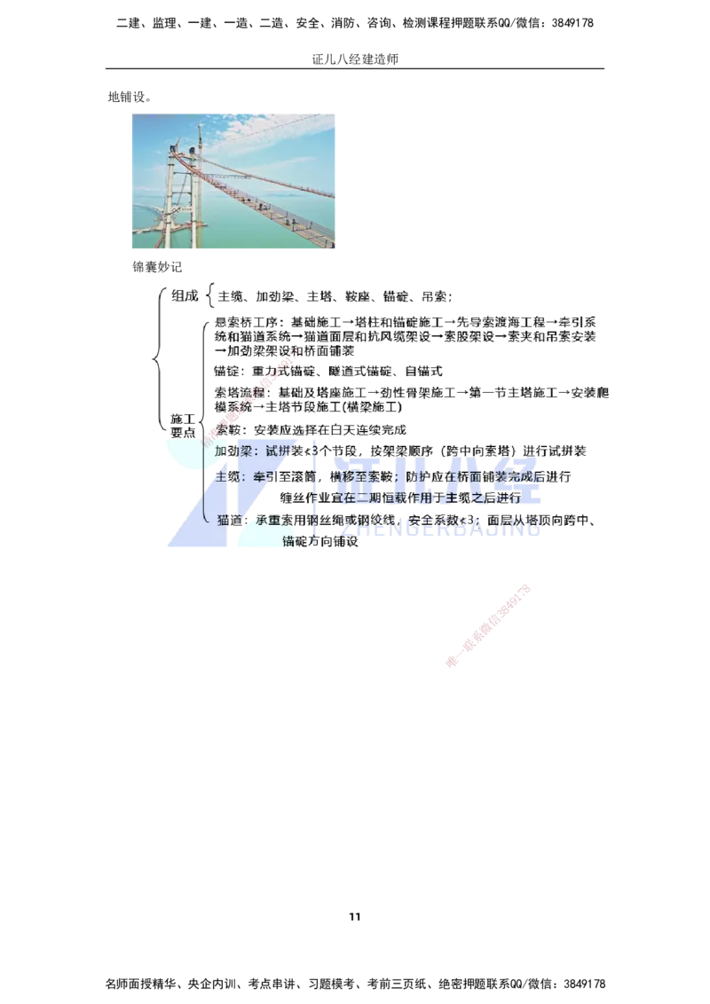 23.一建市政基础精学-24-斜拉桥和悬索桥施工技术_2026年一级建造师_2026年一建市政_2025年一建市政SVIP_02-基础精讲✿高端面授✿深度强化_讲义
