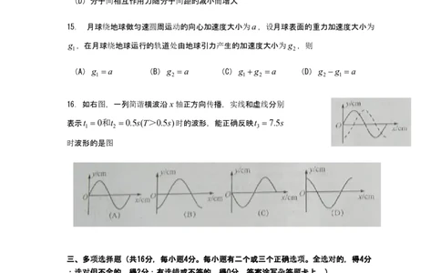2010年高考物理试卷（上海）（空白卷）_物理历年高考真题_新&middot;PDF版2008-2025&middot;高考物理真题_物理（按试卷类型分类）2008-2025_自主命题卷&middot;物理（2008-2025）_上海自主命题&middot;物理（2008-2025）