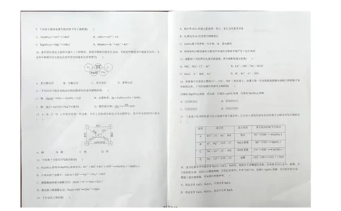 云南省大理白族自治州祥云祥华中学2023-2024学年高一上学期9月月考化学试题+图片版含答案(1)_2023年9月_029月合集