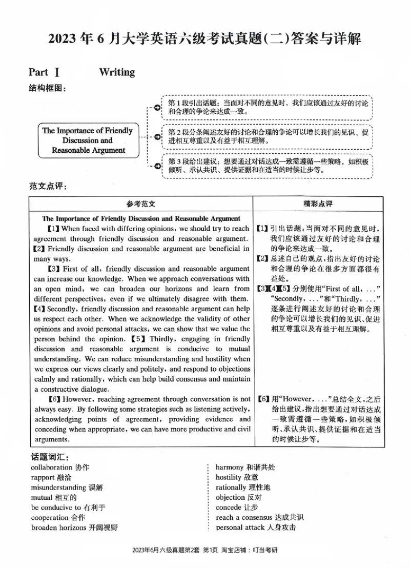 2023.06六级真题第2套详解_英语四六级整合_英语四六级真题版本二此版为主此文件夹会持续更新_六级真题_1.六级真题+答案解析+听力音频_2023年06月CET6_2023.06第2套
