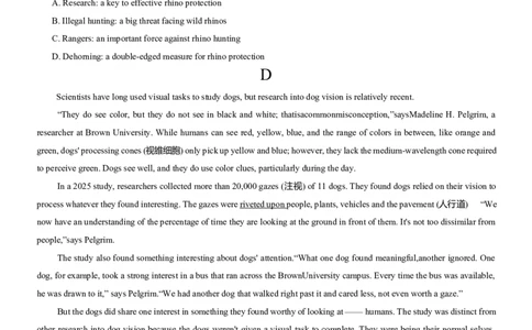 高三年级11月份期中英语联考试题_2025年11月_251126广东衡水金卷2026届高三11月份联考（全科）_广东衡水金卷2026届高三11月份联考英语（含答案）