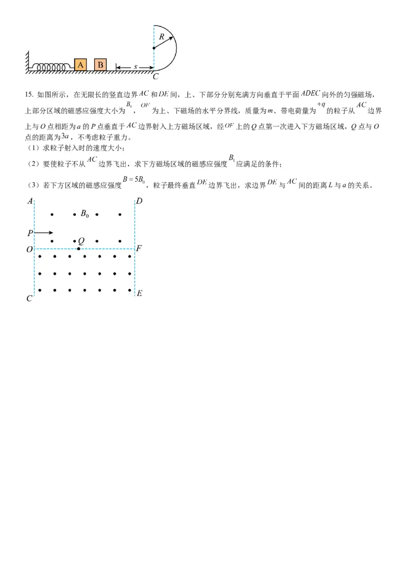 2024届重庆市巴南区高三上学期诊断考试（一模）物理(1)_2023年7月_027月合集_2024届重庆市巴南区高三上学期诊断考试（一模）
