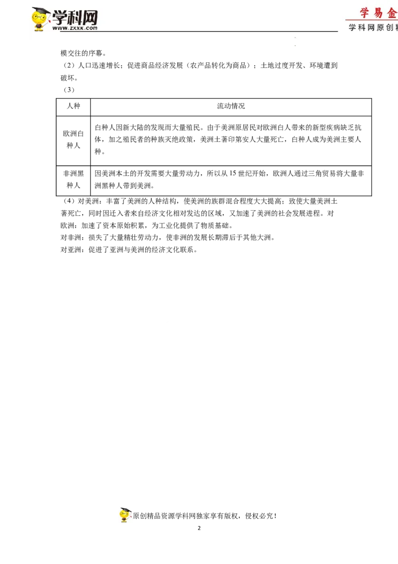 历史-2024届新高三开学摸底考试卷（上海专用）（参考答案）_2024届新高三开学摸底考试卷_历史-2024届新高三开学摸底考试卷_历史-2024届新高三开学摸底考试卷（上海专用）