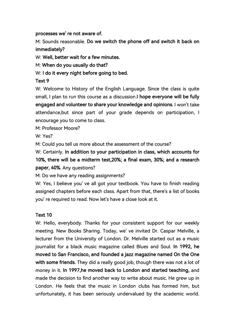 2026年浙江1月首考英语听力原文(1)_2026年1月_260127浙江省2026年1月普通高校招生选考首考_2026年1月浙江省普通高校招生选考英语