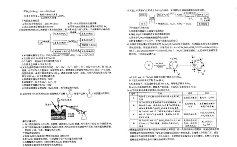 内蒙古赤峰市2023-2024学年高三上学期10月一轮复习联考化学(1)_2023年10月_0210月合集_2024届内蒙古赤峰市高三上学期10月一轮复习联考_内蒙古赤峰市2024届高三上学期10月一轮复习联考化学