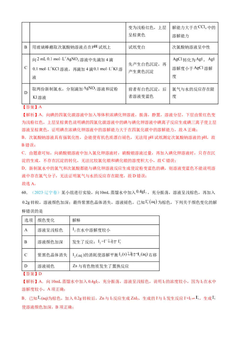 专题10化学实验基础-三年（2022-2024）高考化学真题分类汇编（全国通用）（教师卷）_近10年高考真题汇编（必刷）_十年（2014-2024）高考化学真题分项汇编（全国通用）
