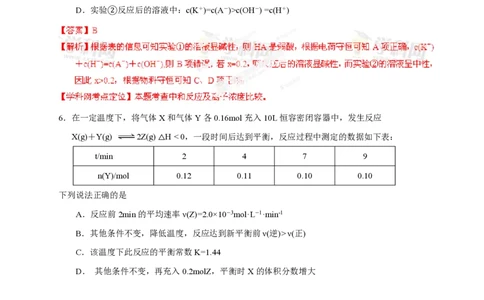 2013年高考化学试卷（四川）（解析卷）_化学历年高考真题_新&middot;PDF版2008-2025&middot;高考化学真题_化学（按年份分类）2008-2025_2013&middot;高考化学真题