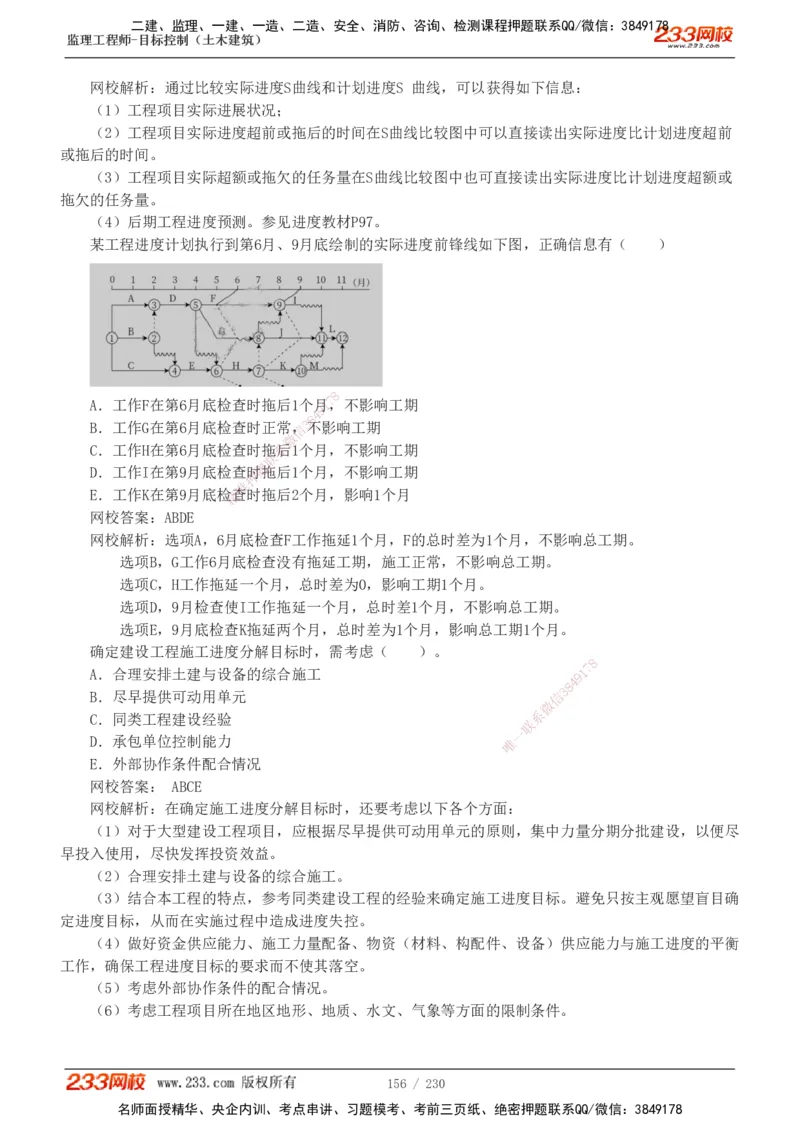 233-土建三控-真题解析-19-25年_监理工程师_2025监理工程师_2025年监理工程师SVIP_2025年监理土建控制SVIP_2025年真题解析