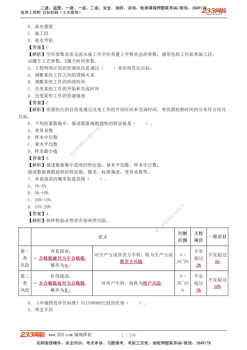 233-土建三控-真题解析-19-25年_监理工程师_2025监理工程师_2025年监理工程师SVIP_2025年监理土建控制SVIP_2025年真题解析