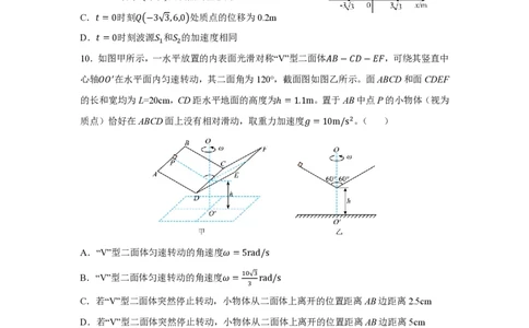19_2024山东卷点睛押题_2024高考押题卷_132024高途全系列_26高途点睛卷_2024点睛密卷-物理