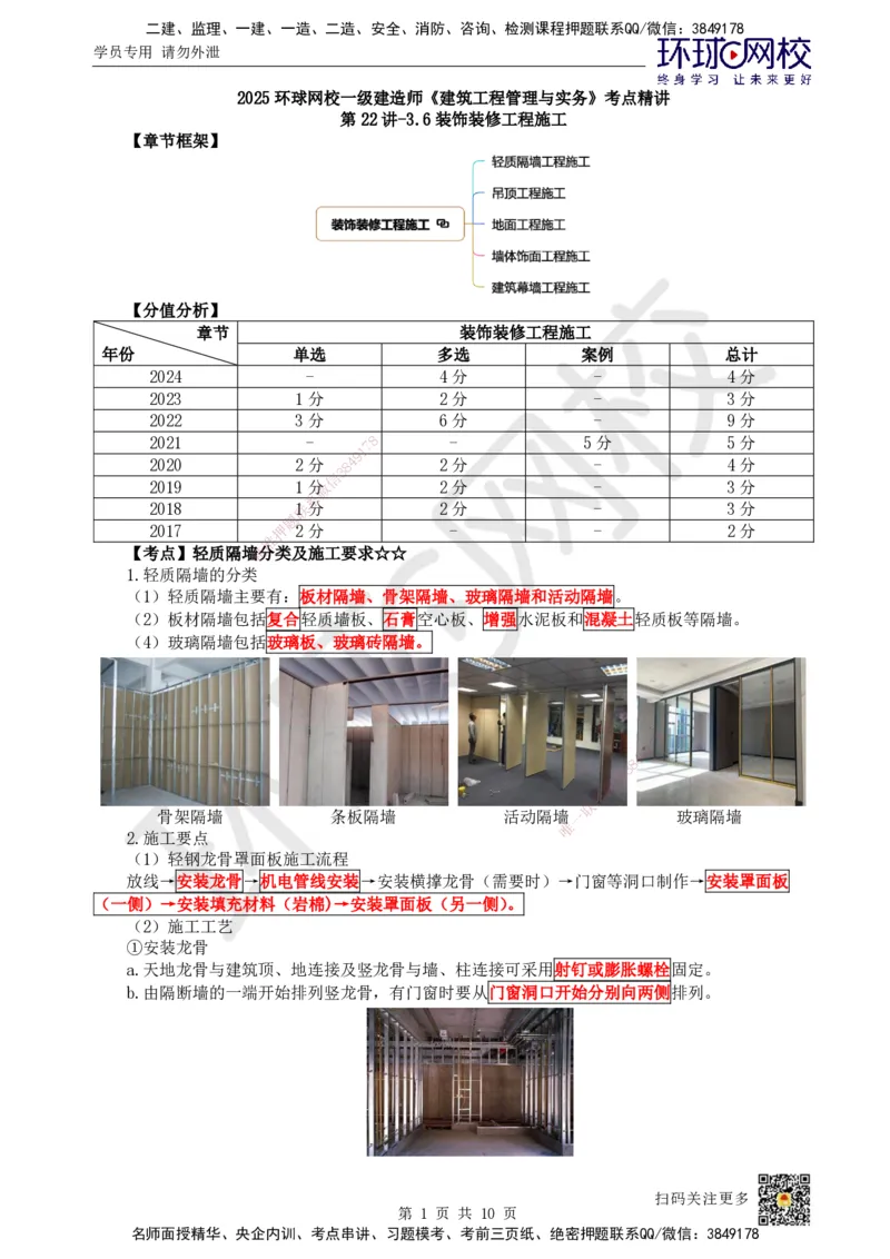 23.第22讲-36装饰装修工程施工_2026年一级建造师_2026年一建建筑_2025年一建建筑SVIP_02-基础精讲✿高端面授✿深度强化_马红