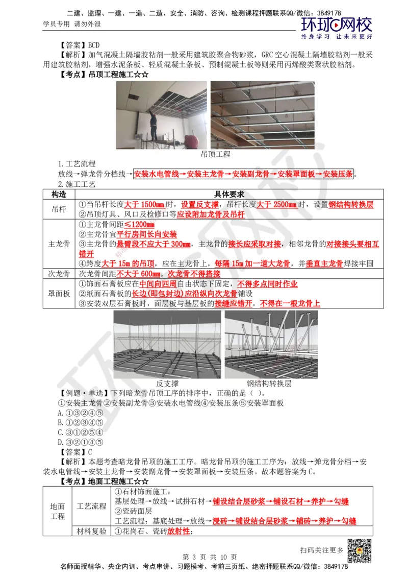 23.第22讲-36装饰装修工程施工_2026年一级建造师_2026年一建建筑_2025年一建建筑SVIP_02-基础精讲✿高端面授✿深度强化_马红