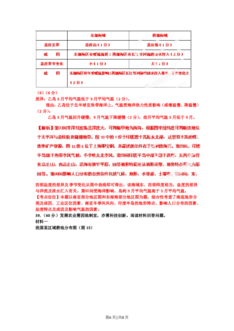 2012年高考地理试卷（四川）（解析卷）_地理历年高考真题_新&middot;PDF版2008-2025&middot;高考地理真题_地理（按试卷类型分类）2008-2025_自主命题卷&middot;地理（2008-2025）_四川自主命题&middot;地理（2008-2015）