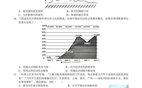 荆州中学高三年级2025年12月月考历史试卷(1)_2026年1月_260104湖北省荆州中学2025-2026学年高三上学期12月月考（全科）