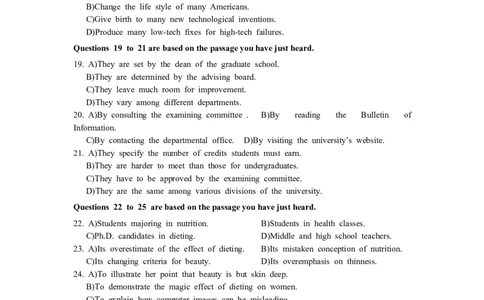 2016年6月大学英语四级第2套真题_英语四六级整合_英语四六级真题版本二此版为主此文件夹会持续更新_四级真题_1.四级真题+答案解析+听力音频(1989-2025)_2016年_2016年06月CET4