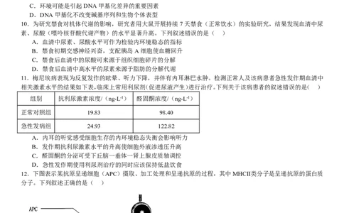 辽宁生物-试题-p_近10年高考真题汇编（必刷）_2024年高考真题_高考真题（截止6.29）_辽宁卷副科（黑龙江、辽宁、吉林）（6科全）