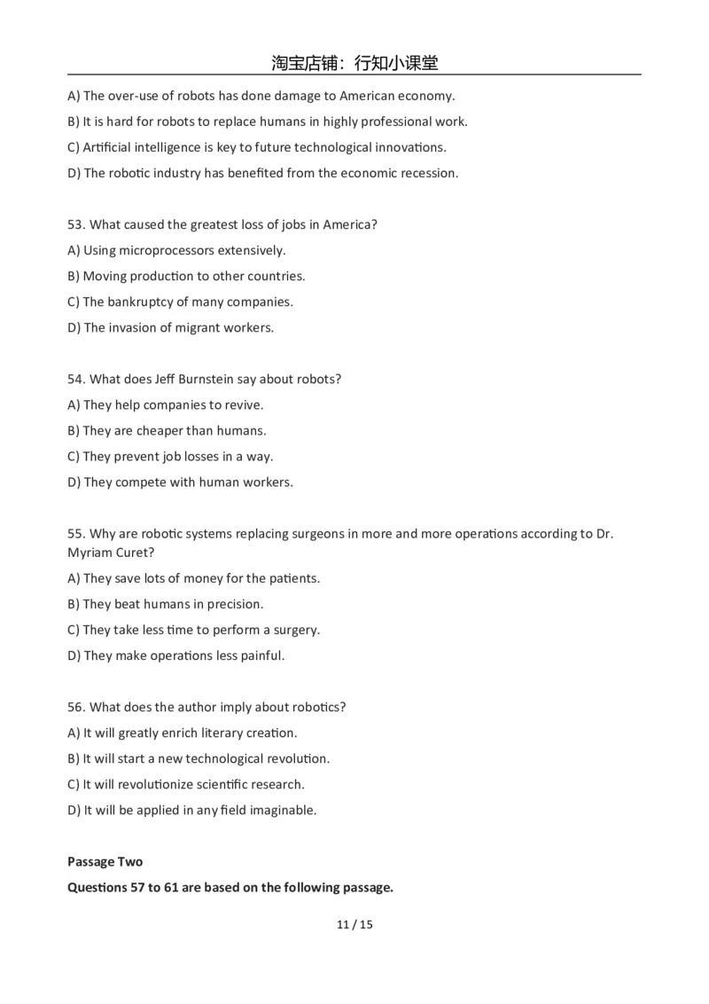 2012年12月英语六级真题(1)_英语四六级整合_英语四六级真题版本二此版为主此文件夹会持续更新_六级真题_1.六级真题+答案解析+听力音频_2012年12月CET6_02、真题Word版