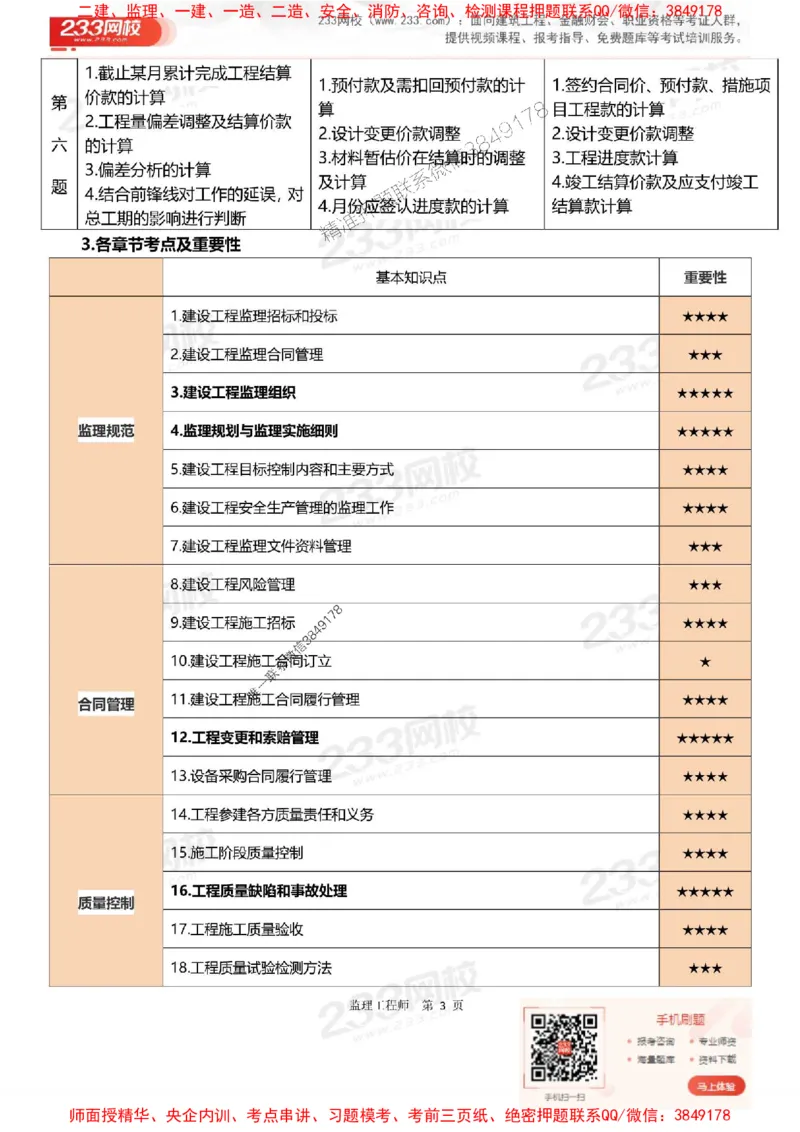 2025年监理工程师《案例分析(土建)》早鸟预习计划_监理工程师_2025监理工程师_2025年监理工程师SVIP_2025年监理土建案例SVIP