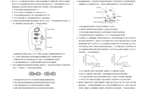 生物学-海南省多校2025-2026学年高三上学期期末联考（海南二模）(1)_2026年1月_260128海南省天一大联考2025-2026学年高三上学期期末联考（海南二模）（全科）