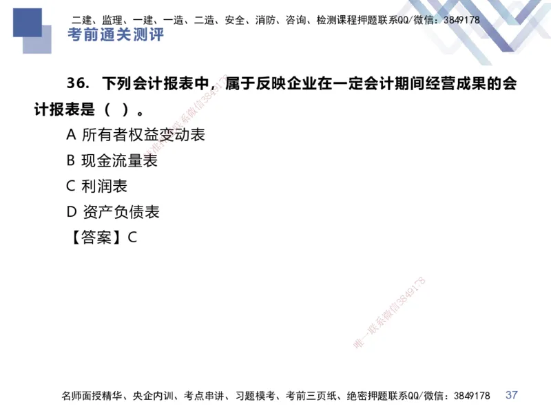 25一建-考前通关测评-经济1_2026年一级建造师_2026年一建经济_2025年一建经济SVIP_05-考前密训✿央企特训✿机构普押_15-经济《考前通关测评卷2套》HX