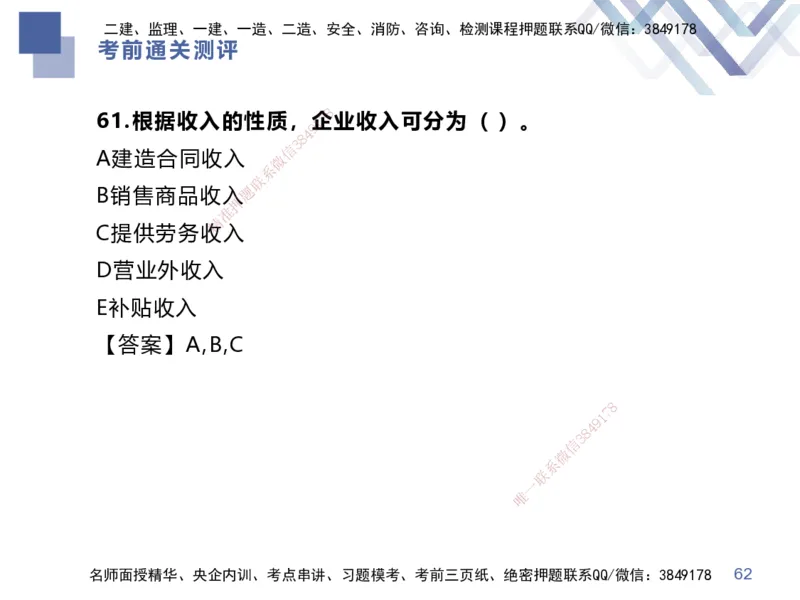 25一建-考前通关测评-经济1_2026年一级建造师_2026年一建经济_2025年一建经济SVIP_05-考前密训✿央企特训✿机构普押_15-经济《考前通关测评卷2套》HX