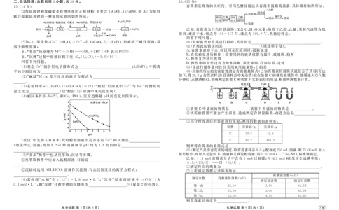 陕晋青宁衡水金卷2026届高三上学期12月阶段性自测化学(1)_2026年1月_260104陕晋青宁衡水金卷2026届高三上学期12月阶段性自测（全科）