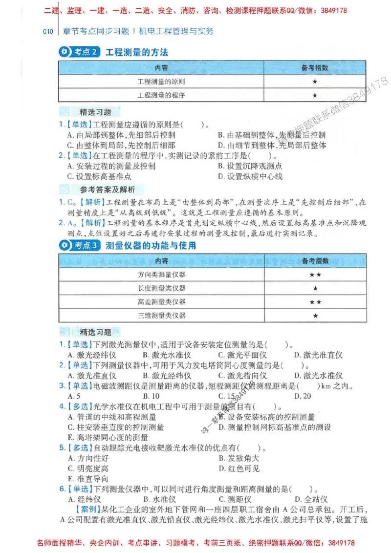 2026年二建机电-核心母题800题（章节考点练习）推荐_2026二建全科_2026二级建造师（持续更新）看这里_2026二建机电SVIP_01-精华文档✿电子教材✿历年真题