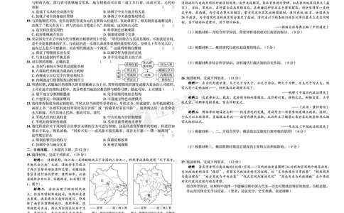 全国卷《正确小卷》2024总复习历史质检卷_2024高考押题卷_72024正确教育全系列_2024年正确小卷全系列_（全国版）2024《正确小卷&middot;复习质检卷》（九科全）各两套