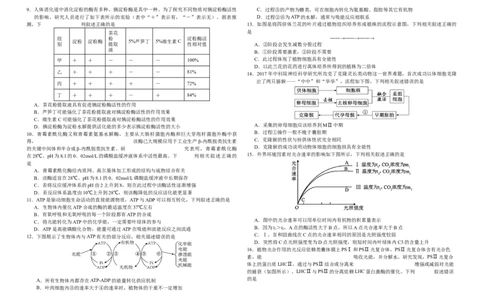 吉林省长春外国语学校2023-2024学年高三上学期9月月考试题生物(1)_2023年10月_0210月合集_2024届吉林省长春外国语学校高三上学期9月月考试题_Word