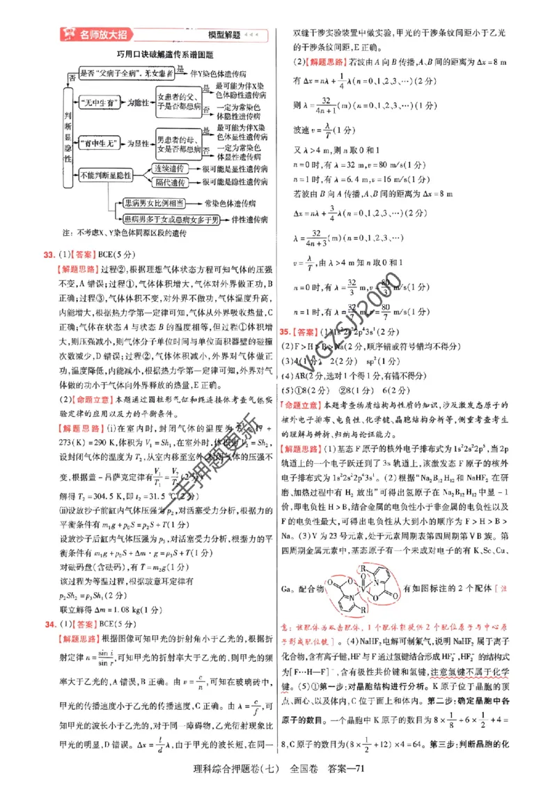 天星教育2024全国卷高考最后一卷延边教育出版社理综答案_1_2024高考押题卷_12024天星全系列_tx《金k卷&middot;最后一卷》（9科全）_全国卷