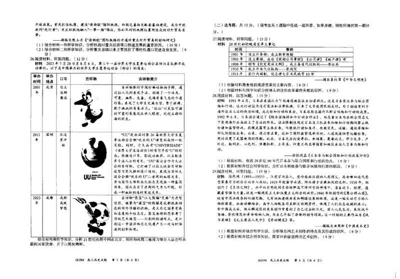内蒙古赤峰市2023-2024学年高三上学期10月一轮复习联考历史(1)_2023年10月_0210月合集_2024届内蒙古赤峰市高三上学期10月一轮复习联考_内蒙古赤峰市2024届高三上学期10月一轮复习联考历史