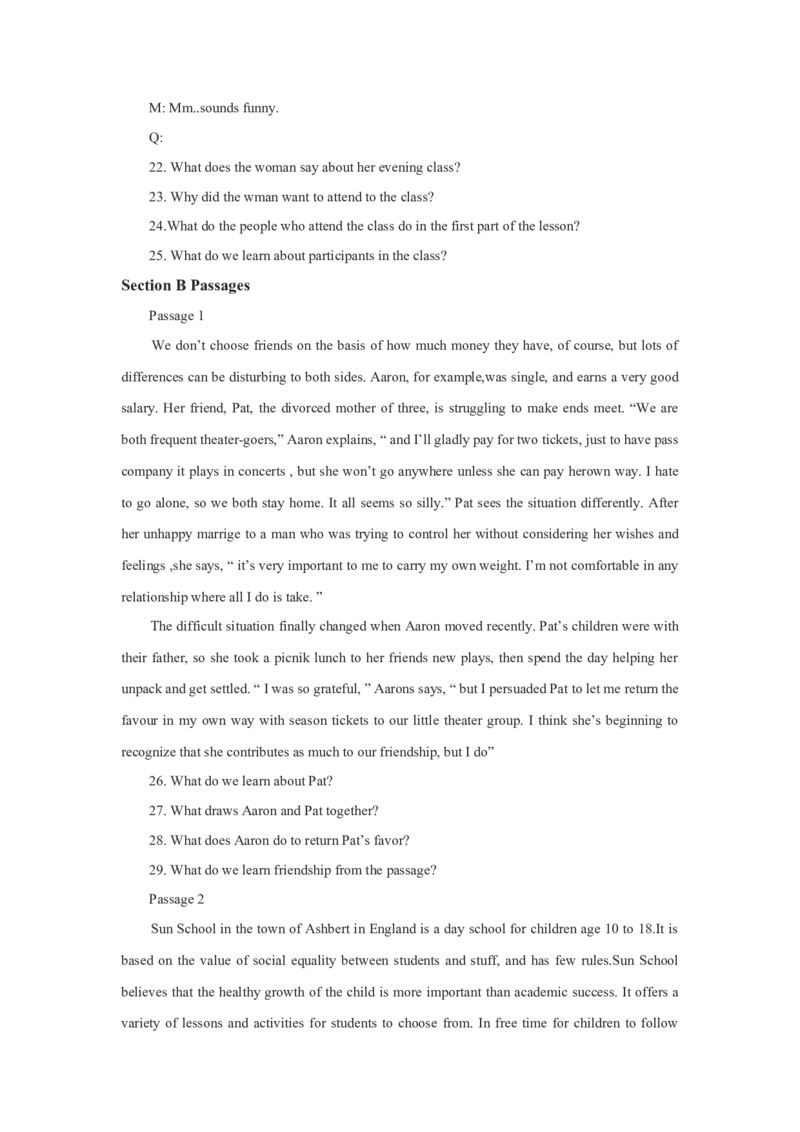 2012年12月英语四级真题及答案（三）_英语四六级整合_英语四六级真题版本二此版为主此文件夹会持续更新_四级真题_1.四级真题+答案解析+听力音频(1989-2025)_2012年12月CET4
