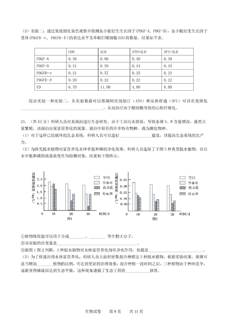 辽宁省实验中学2025届高三下学期第四次模拟考试生物试卷（含答案）_2025年5月_250521辽宁省实验中学2025届高三下学期第四次模拟考试（全科）