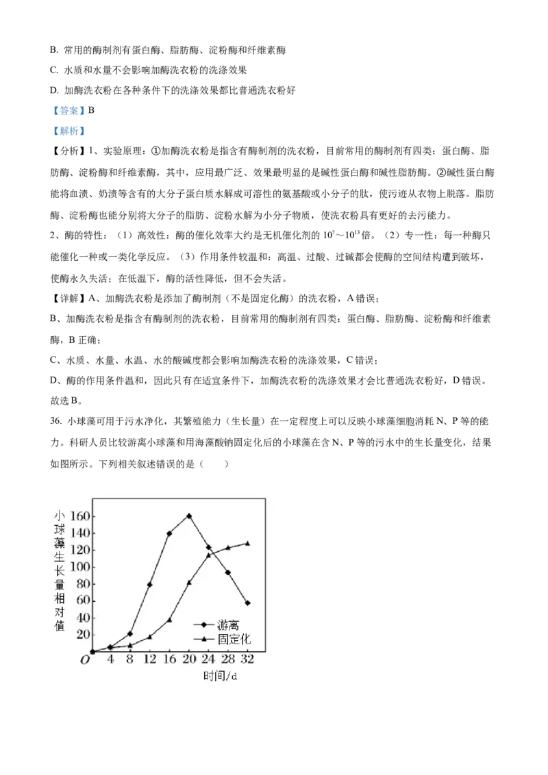 四川省成都市石室中学2024届高三零诊模拟考试生物解析_2023年7月_01每日更新_30号_2024届四川省成都石室中学高三零诊模拟考试_全国甲卷四川省成都石室中学2024届高三零诊模拟考试