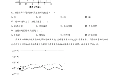 山东省德州市禹城市综合高中2023-2024学年高三10月月考考地理试题(1)_2023年10月_0210月合集_2024届山东省德州市禹城市综合高中高三10月月考