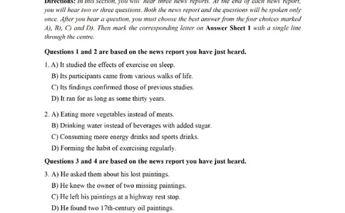 2022.06四级真题第1套可复制可搜索，打印首选_英语四六级整合_英语四六级真题版本二此版为主此文件夹会持续更新_四级真题_1.四级真题+答案解析+听力音频(1989-2025)_2022年